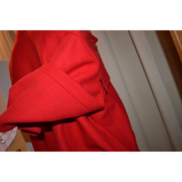 Vintage Woolrich Red Wool Bomber Varsity Jacket - Picture 6 of 6